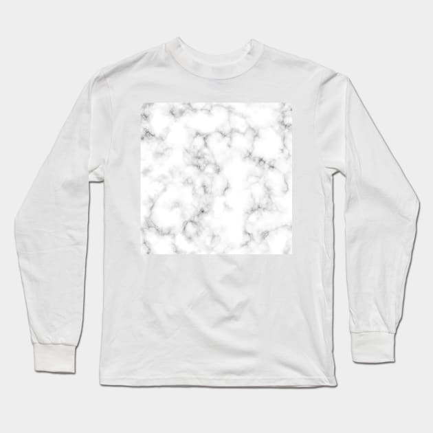 Marble Long Sleeve T-Shirt by EmeraldWasp